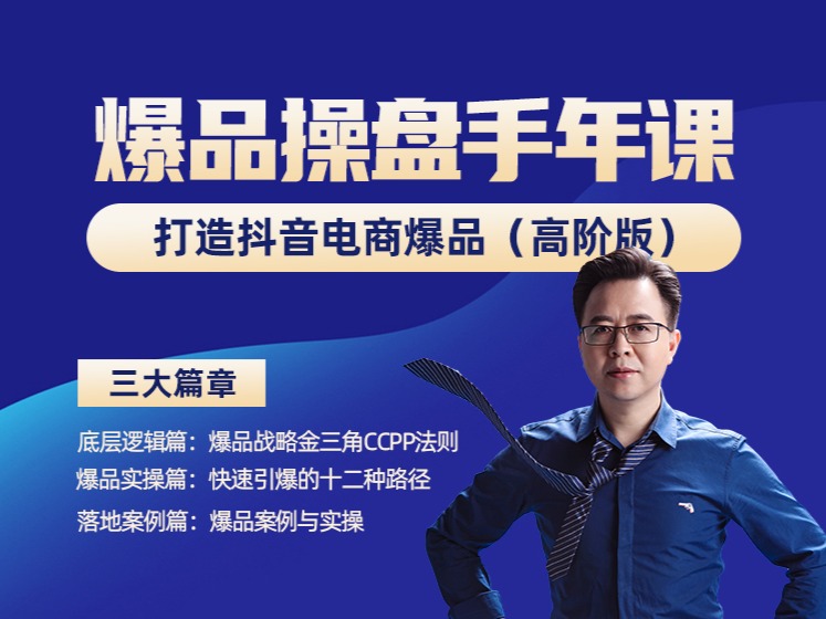爆品操盘手年课