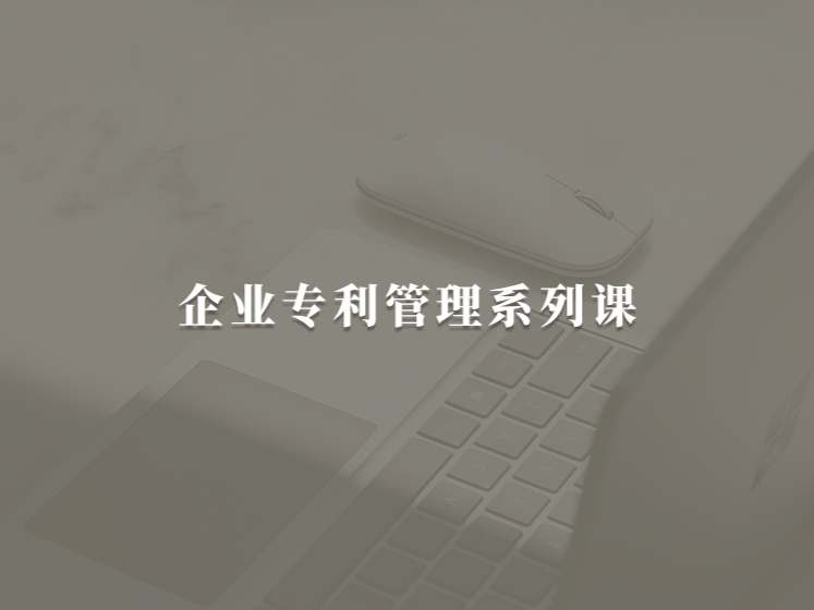 企业专利管理系列课