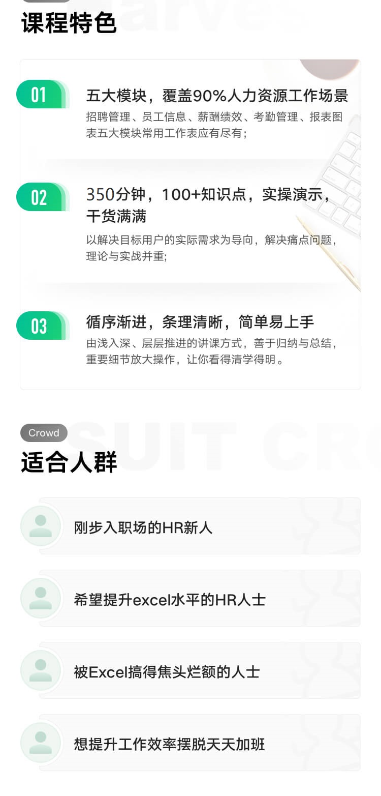 WPS表格HR应用专项课