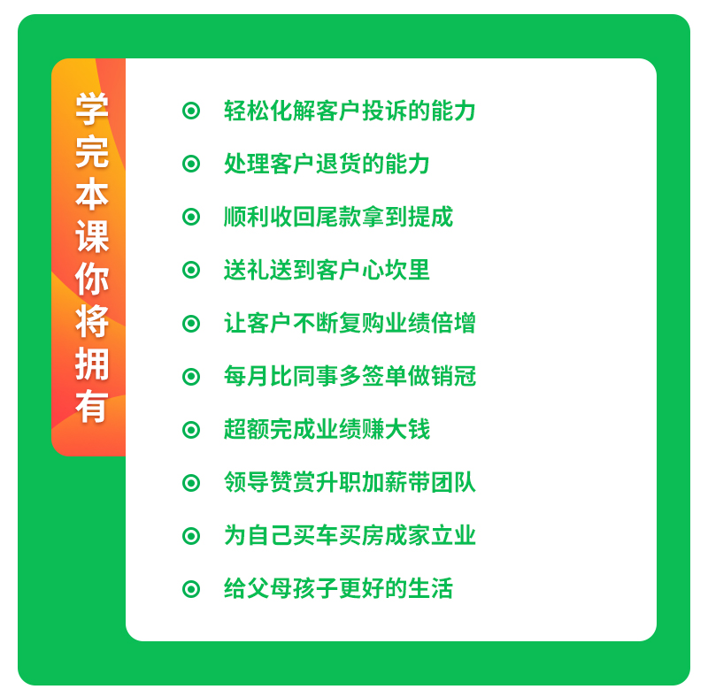 暖心售后：售后服务复购-销售话术技巧业绩提升课