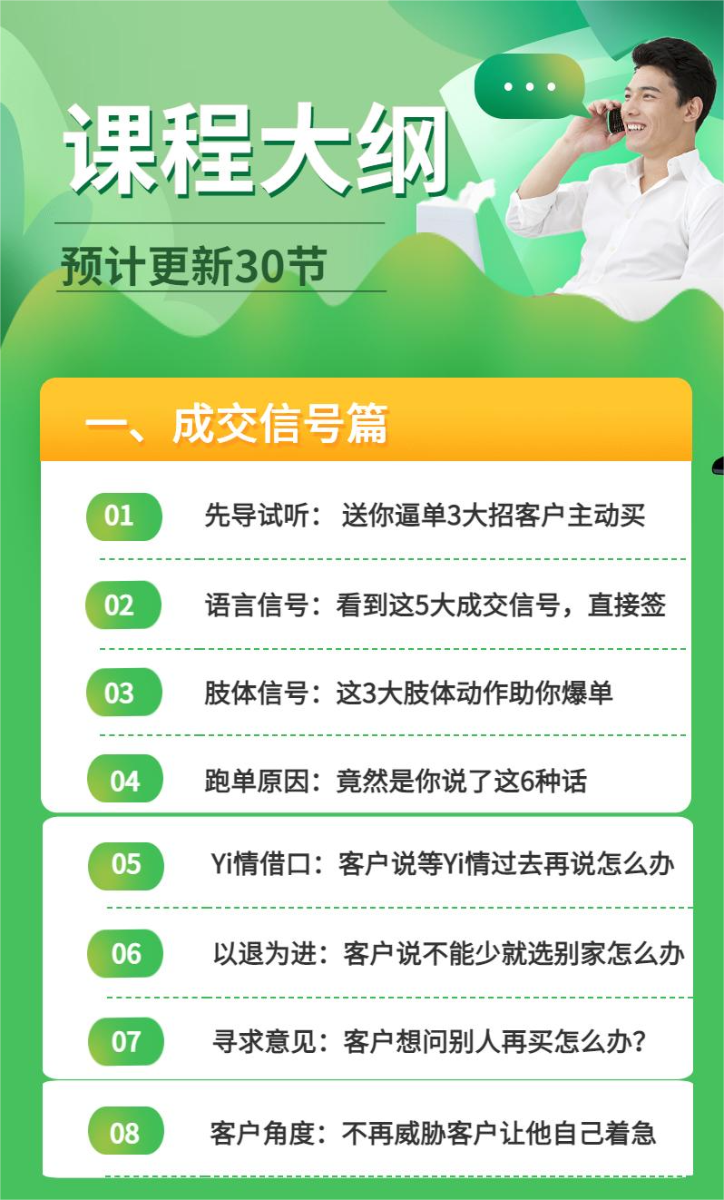 光速成交：逼单成交客户-销售话术技巧业绩提升课