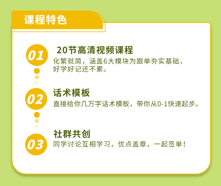 销售业绩一手抓-人性成交6步法Handle法则