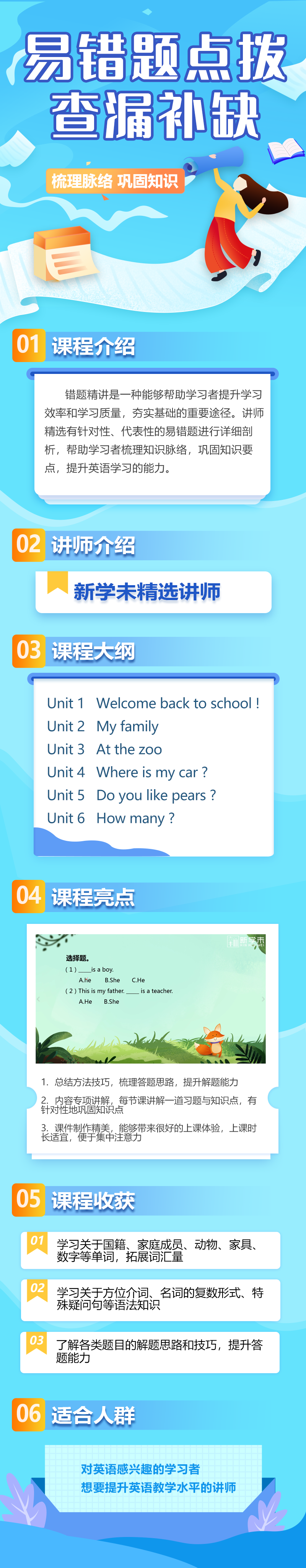 小学英语同步错题精讲三年级下册