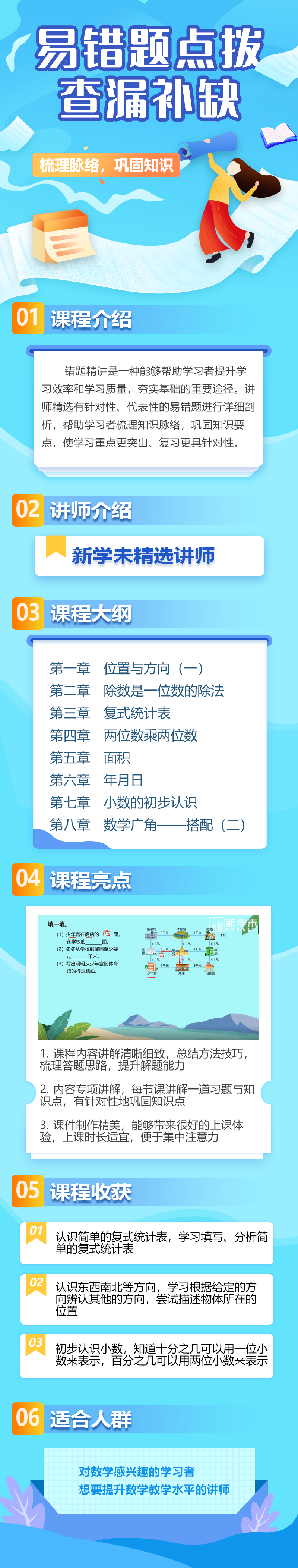 小学数学同步错题精讲三年级下册