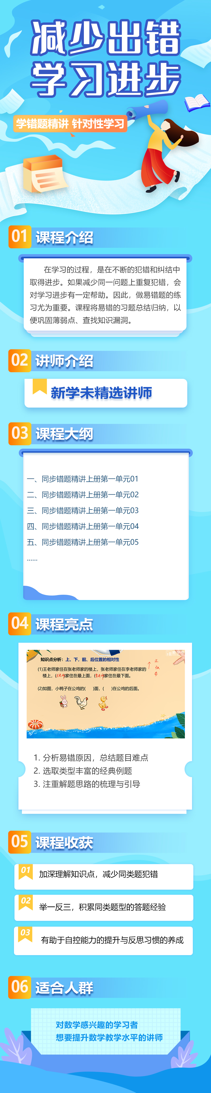 小学数学同步错题精讲一年级上册
