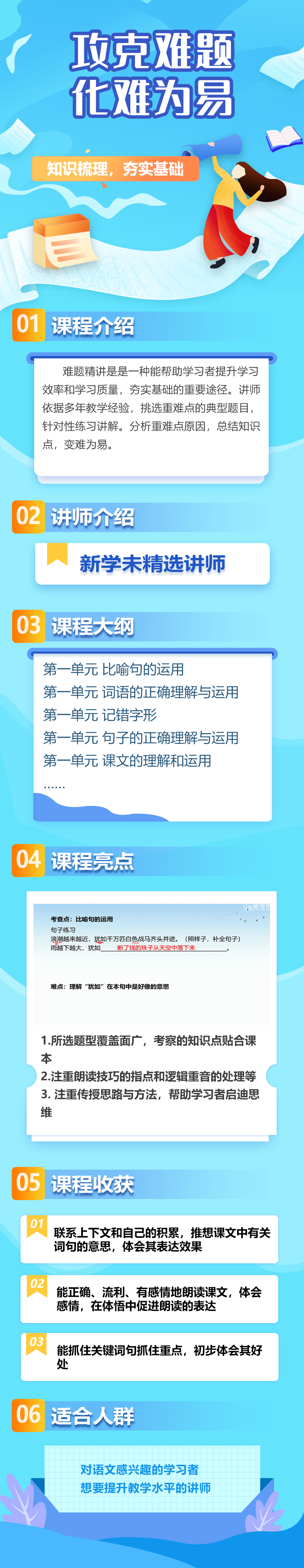 小学同步难题精讲语文四年级上册