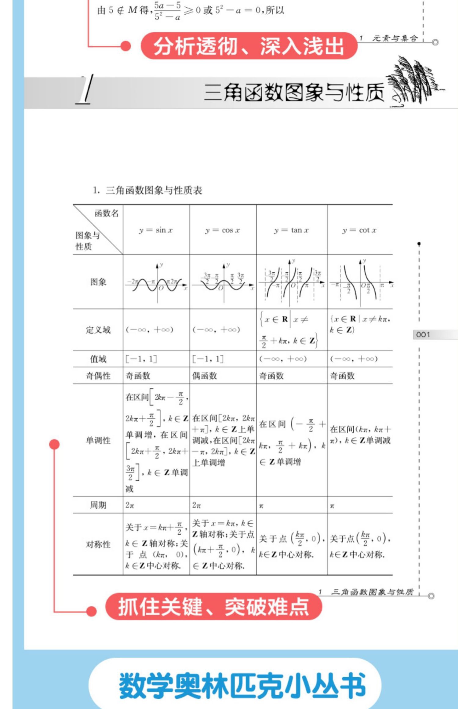 奥林匹克小丛书初中卷3 小蓝本视频礼盒  顾老师讲授