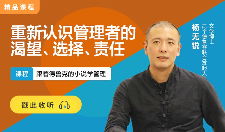 杨无锐·跟德鲁克的小说学管理