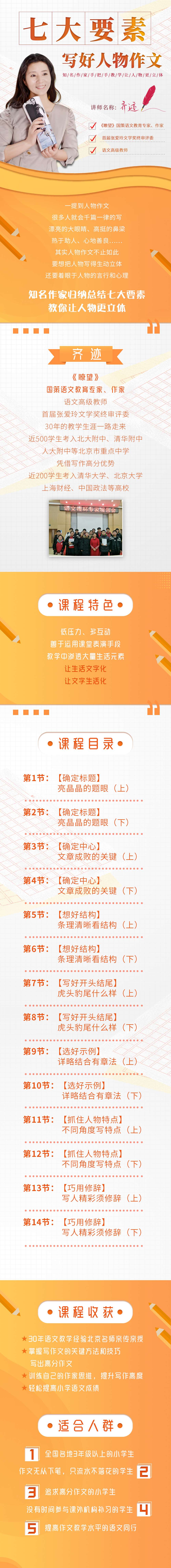 七大要素写好人物作文