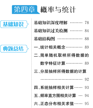 巨人之上高考数学视频版-第四章 概率与统计