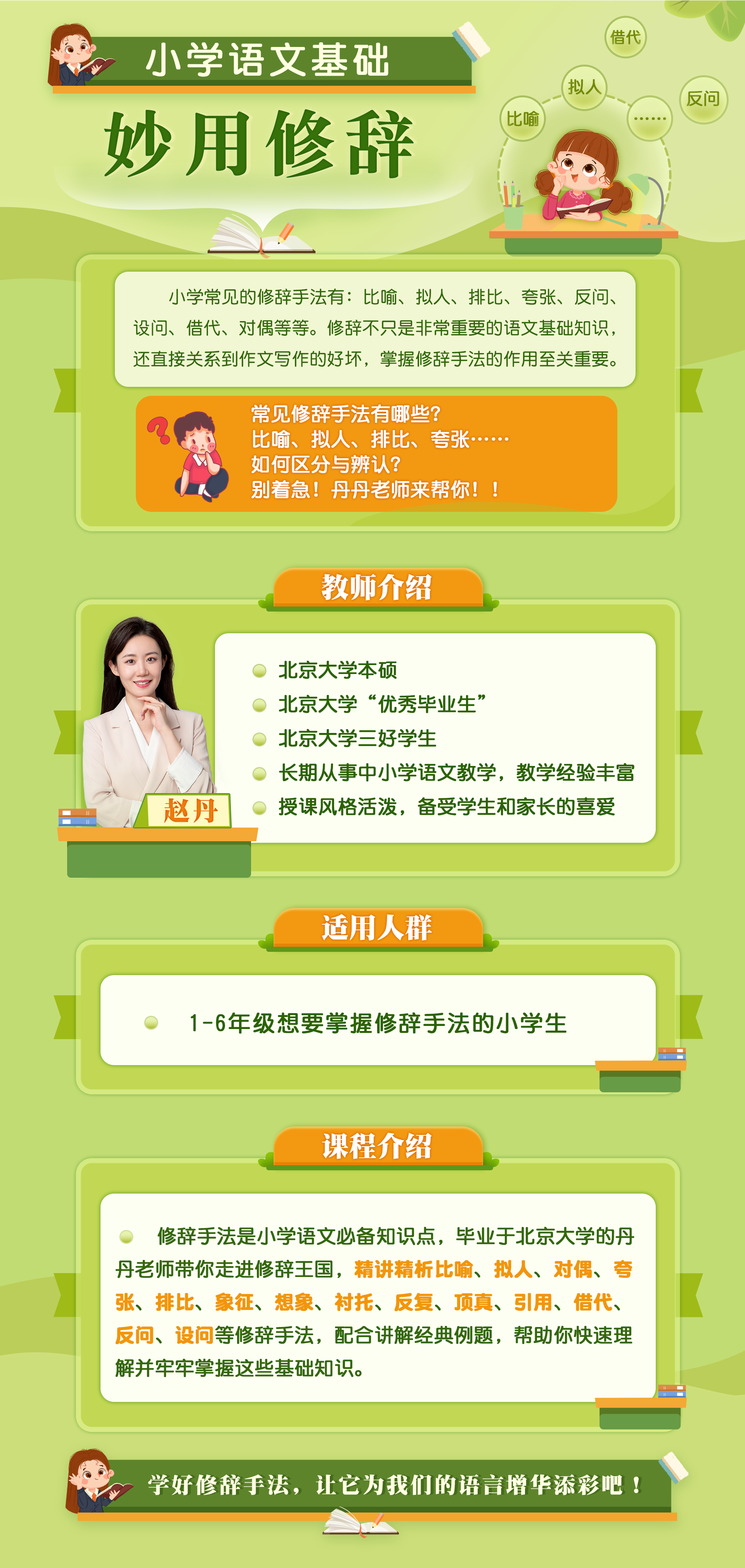 小学语文语言基础（妙用修辞）