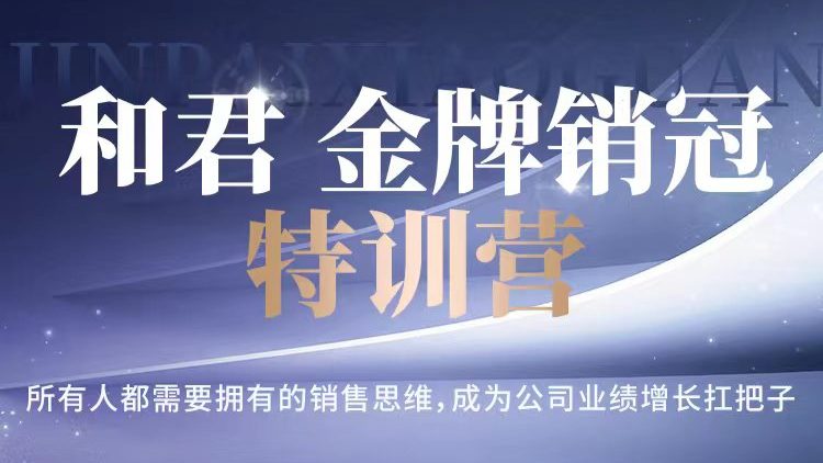 和君 金牌销冠特训营