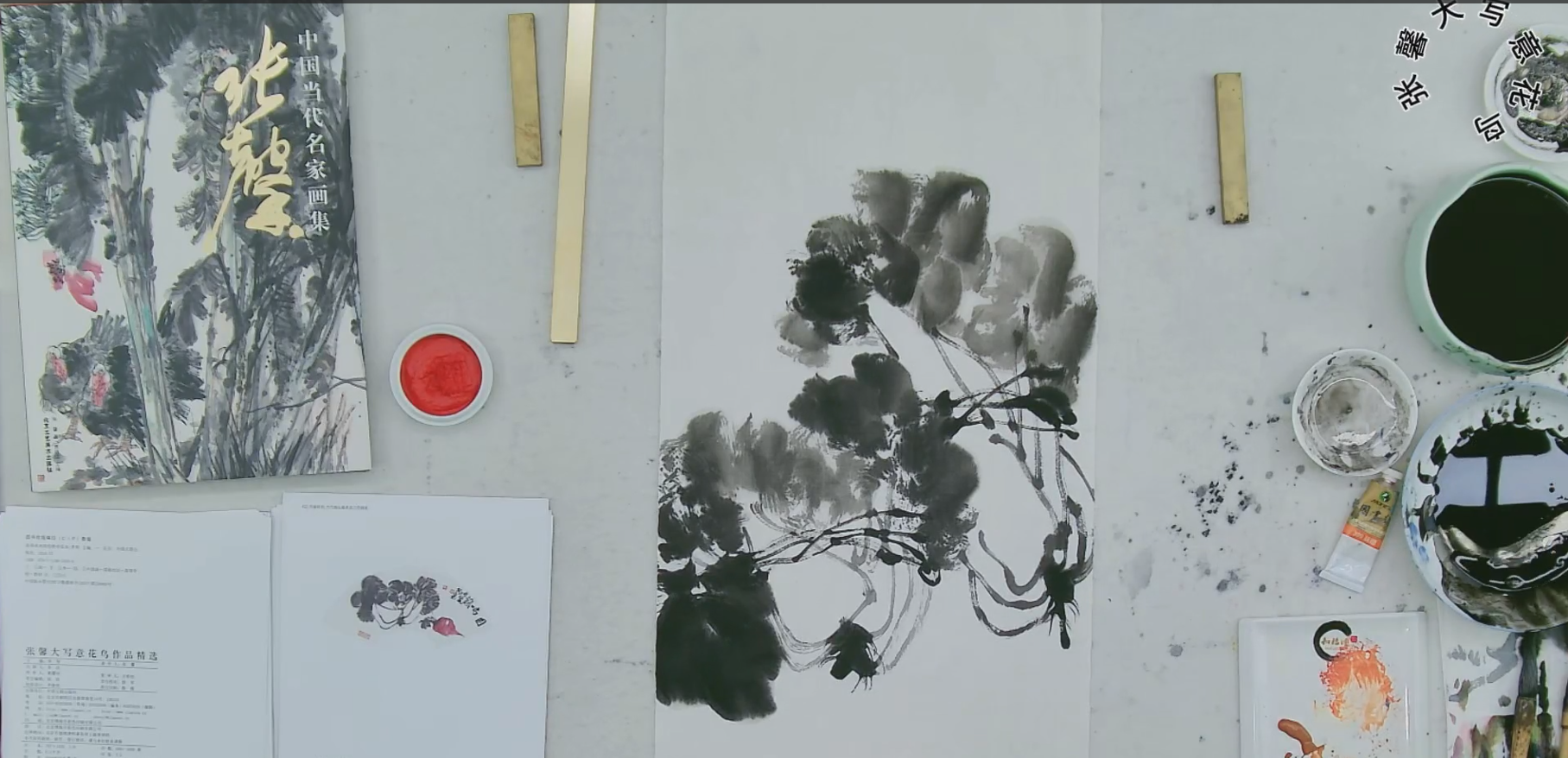 张馨大写意花鸟画（第一辑）