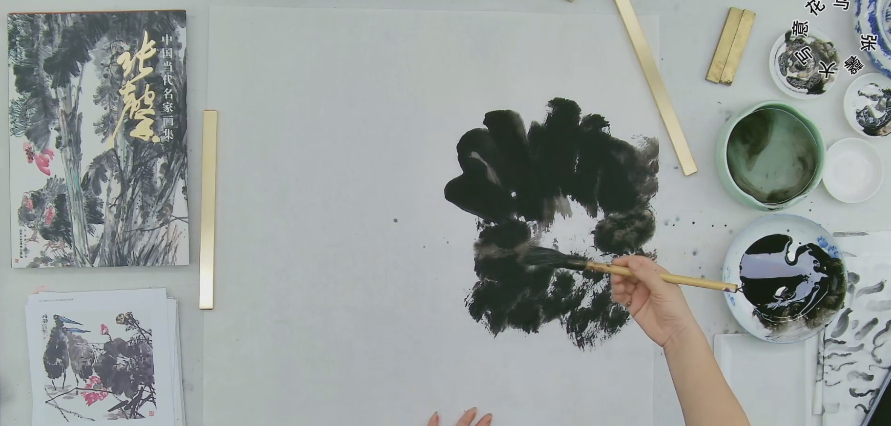 张馨大写意花鸟画（第一辑）
