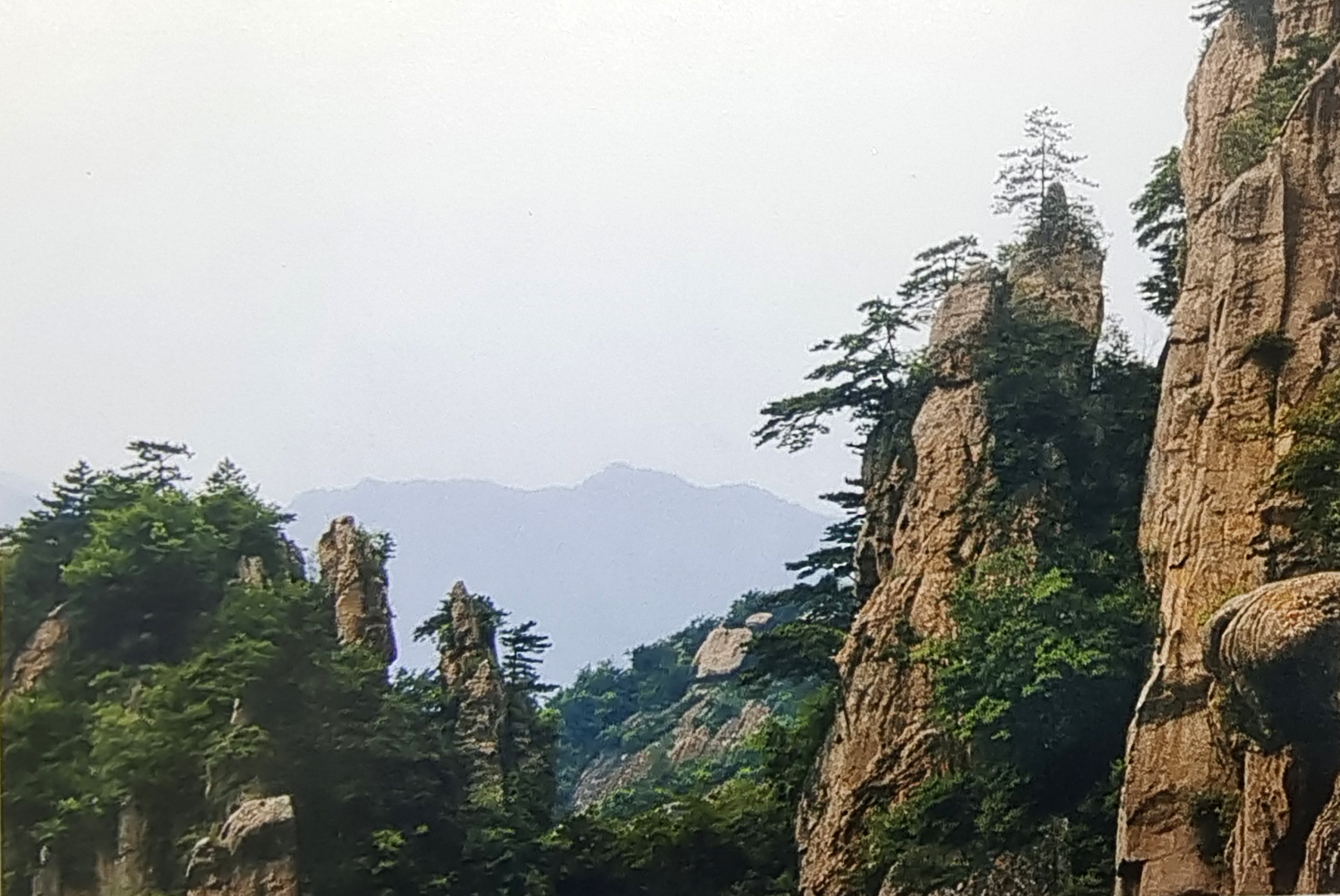 朱零山水画--写生临摹笔墨语言转换