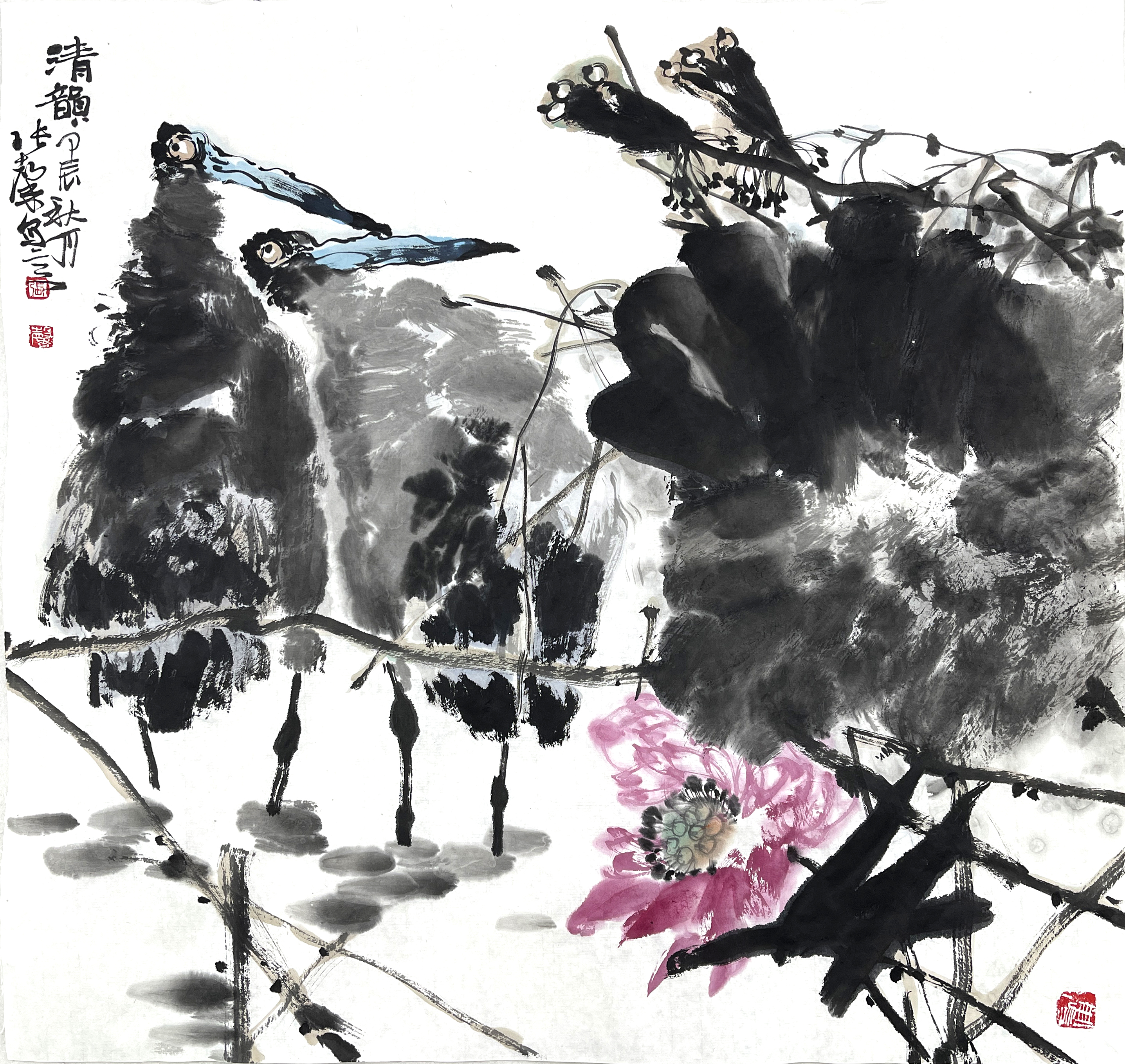张馨大写意花鸟画（第一辑）