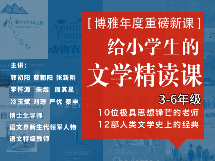 给小学的文学精读课（3-6年级）