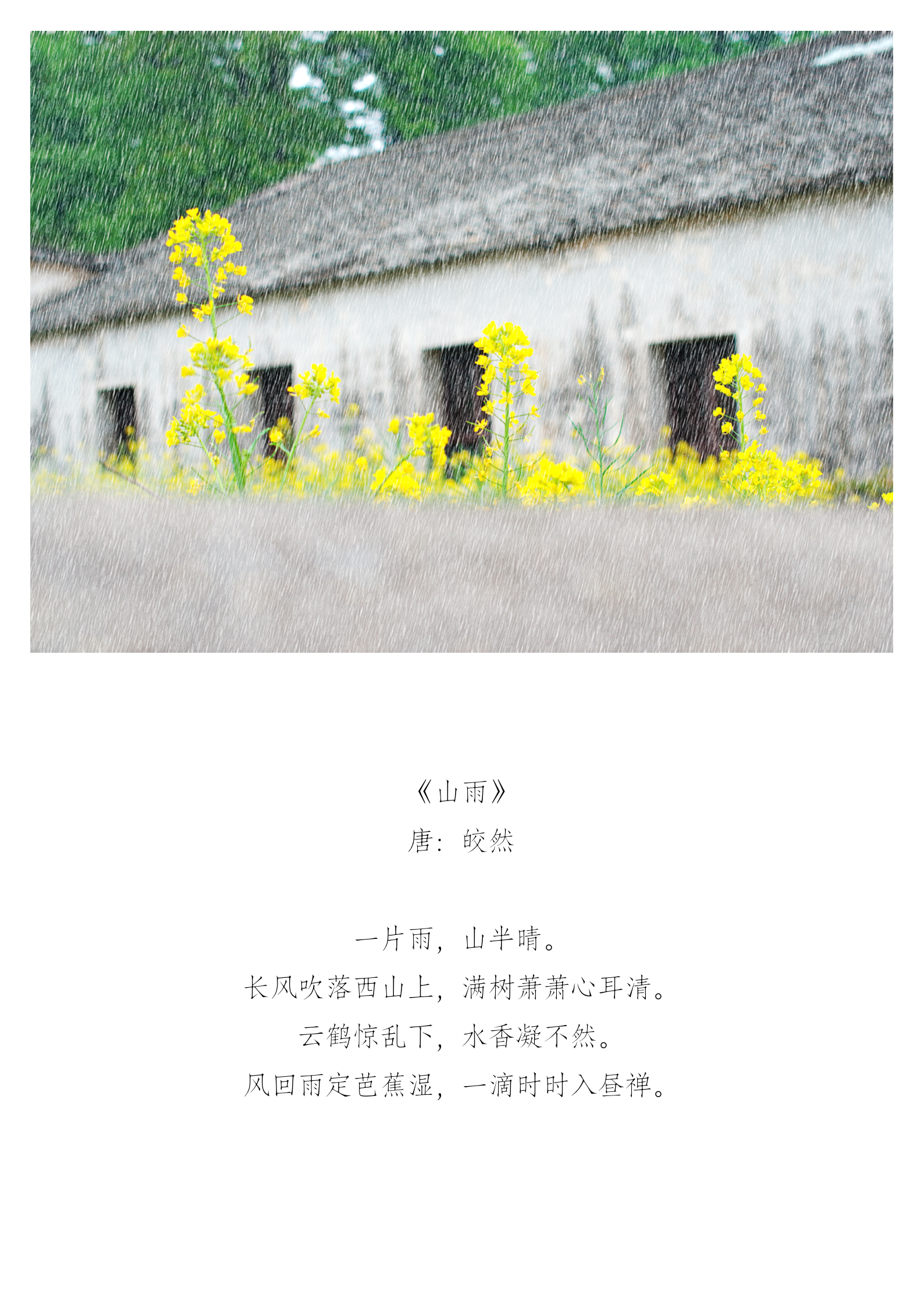 单曲课 |《半山听雨》逐句精讲+跟练