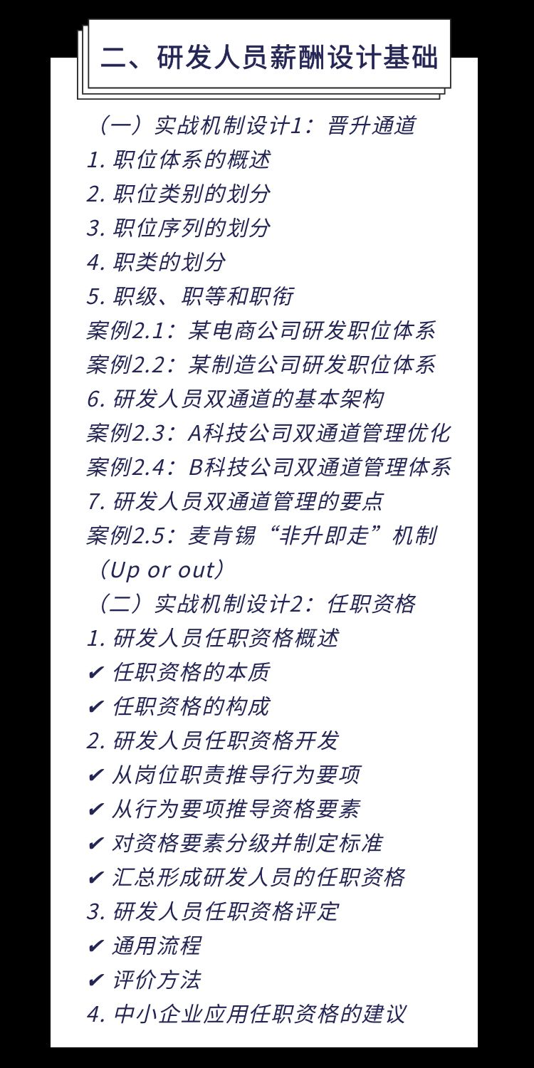 13节课让你成为研发薪酬设计高手