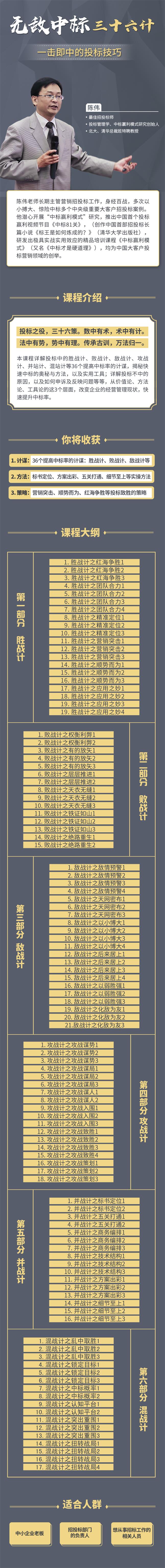 无敌中标三十六计