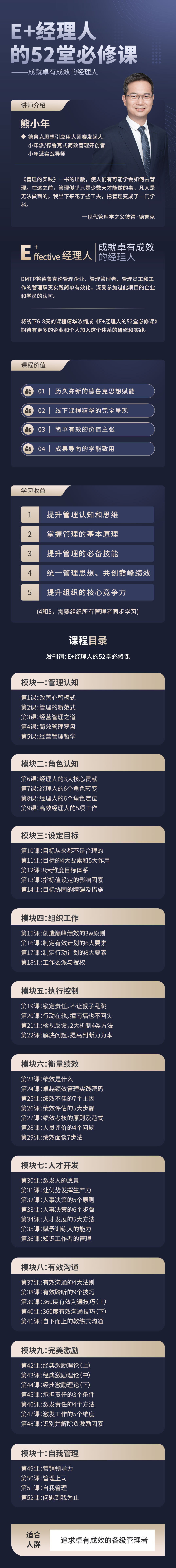 E+经理人的52堂必修课