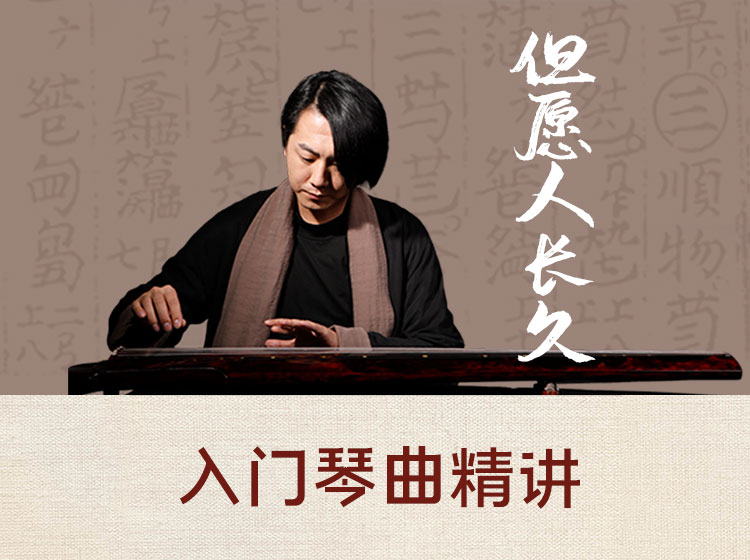 入门级古琴曲精讲移植琴曲《但愿人长久》（1~2级）