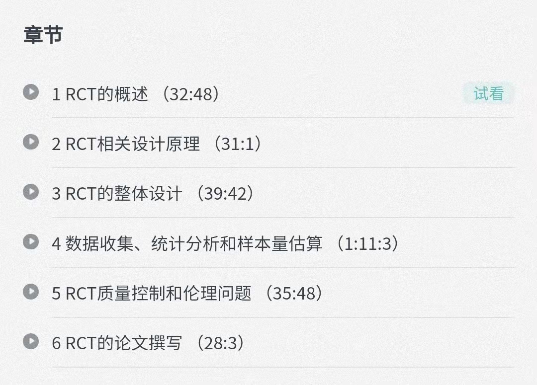 临床随机对照试验新手入门攻略