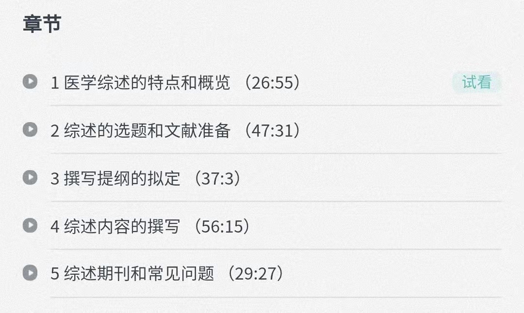 零基础医学综述撰写教程