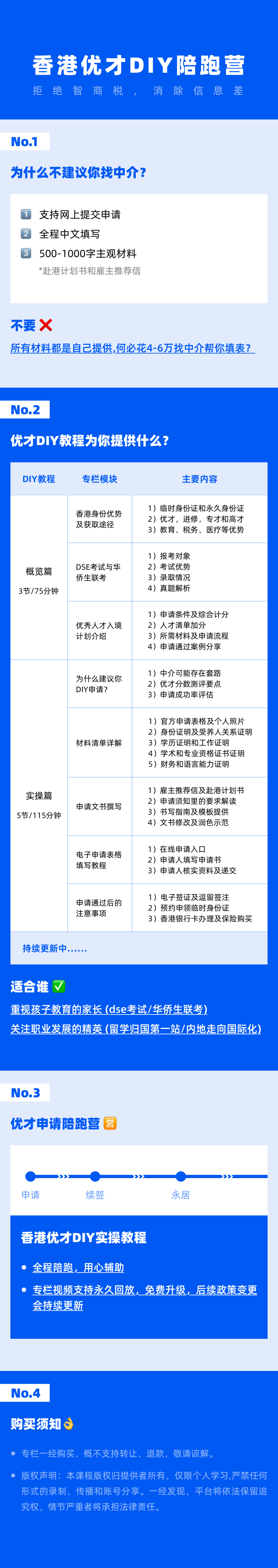 香港优才DIY课程