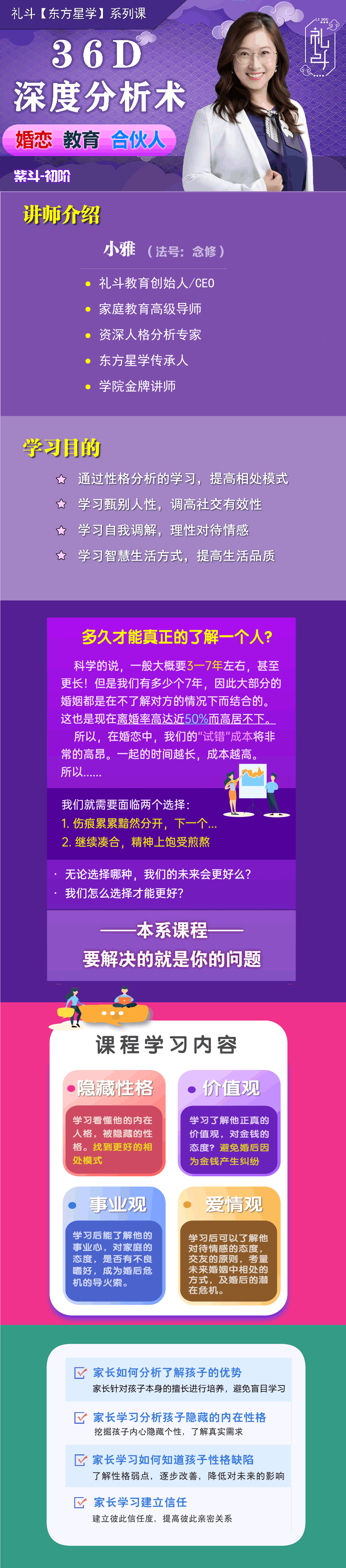 【东方星学-初阶】礼斗36D深度分析术-紫斗初阶