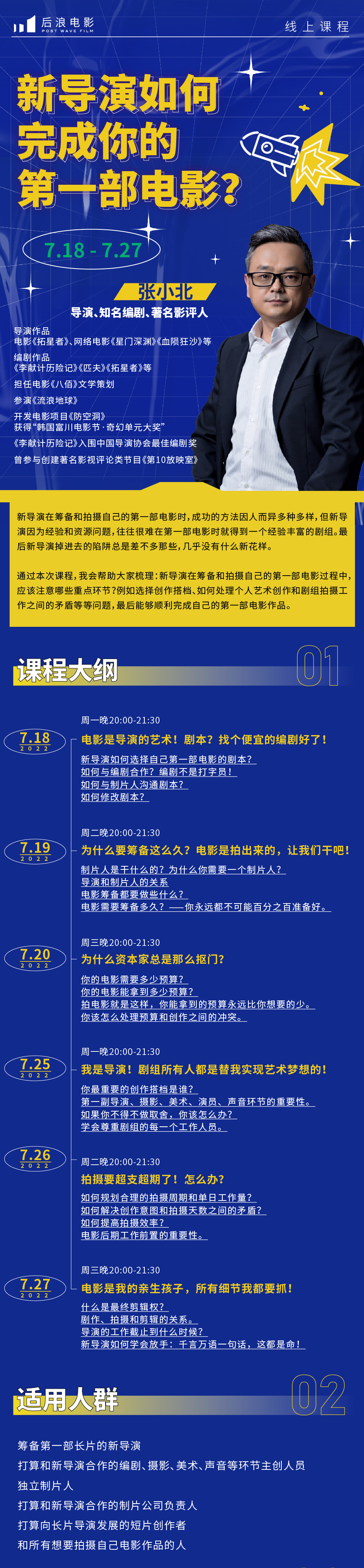 新导演如何完成你的第一部电影