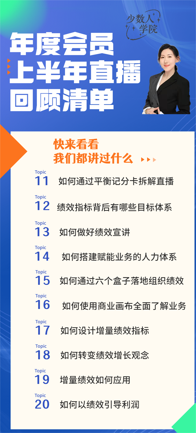 视频课：绩效激励直播回放（已更新85期）