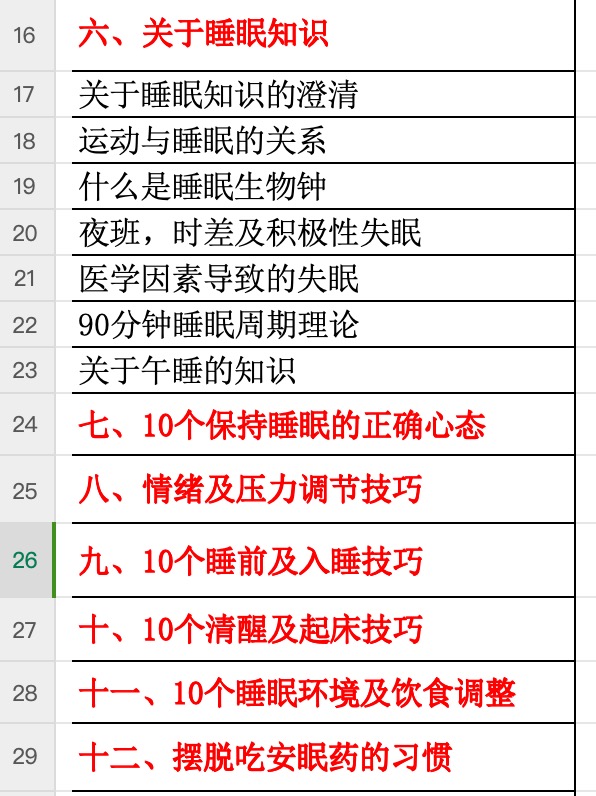 让你每晚安然入眠，10周摆脱失眠困扰