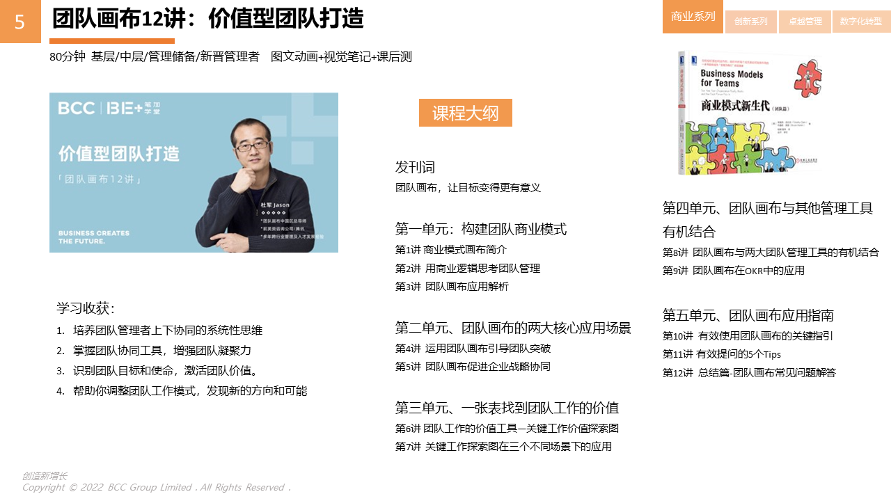 bcc线上精品课程年卡