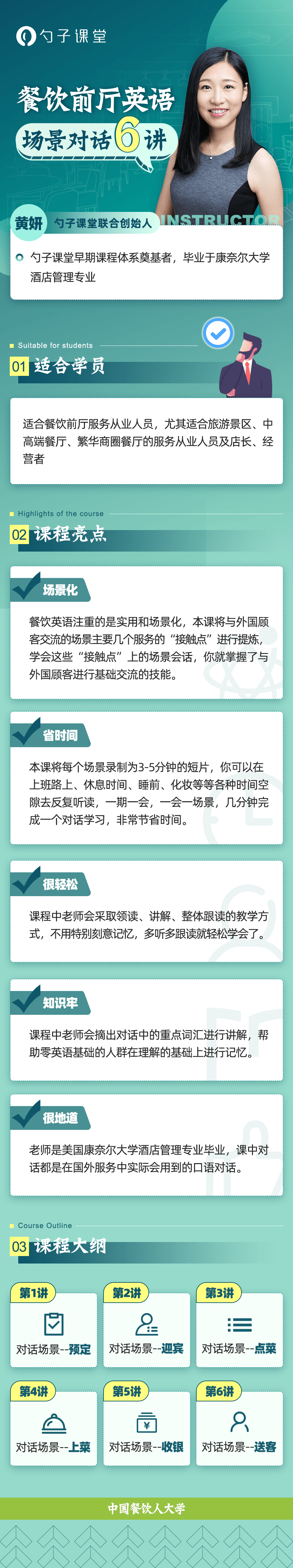 餐饮前厅英语必修课