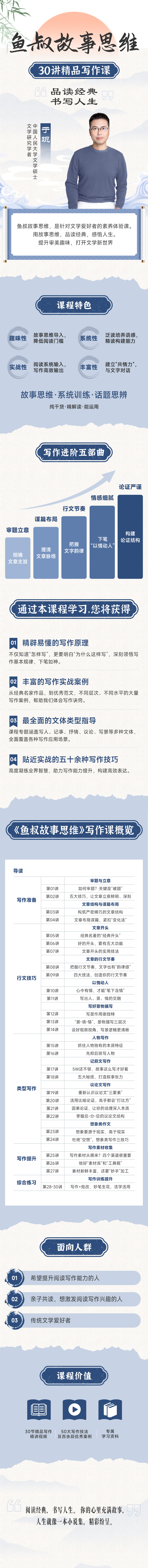 鱼叔故事思维-精品写作课