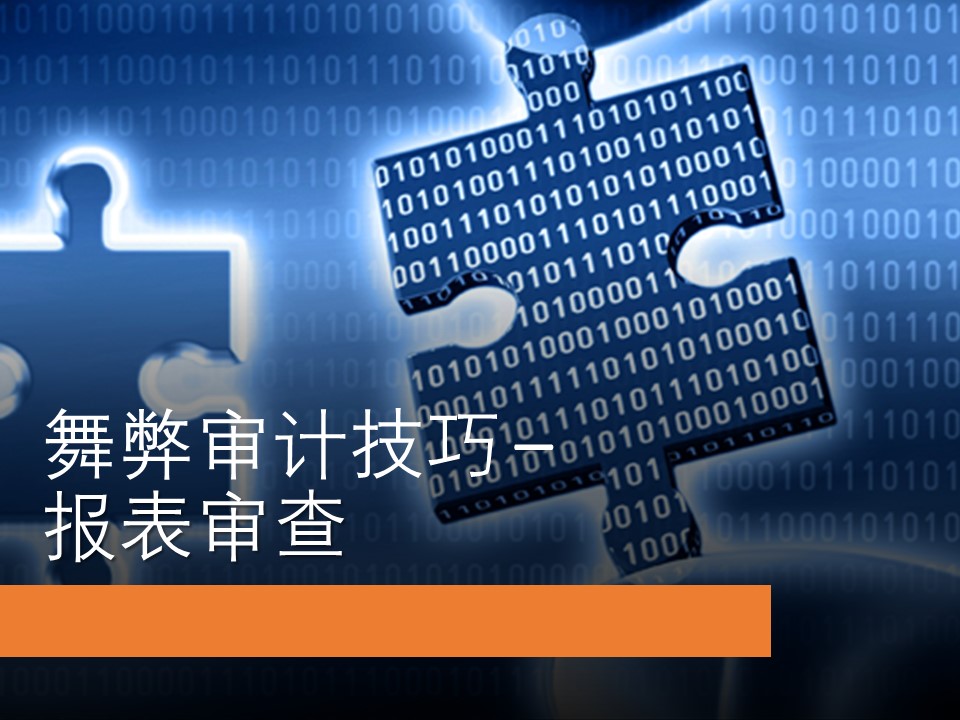 模块六：舞弊审计技巧四 - 电子痕迹