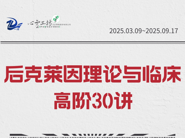 后克莱因理论与临床高阶30讲