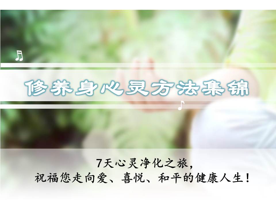 身心灵净化疗愈之旅