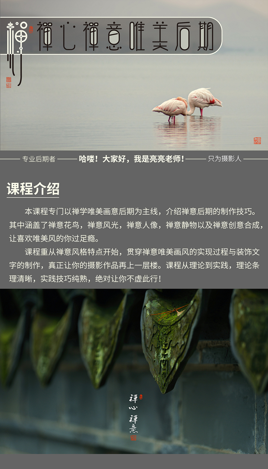 禅心禅意唯美后期