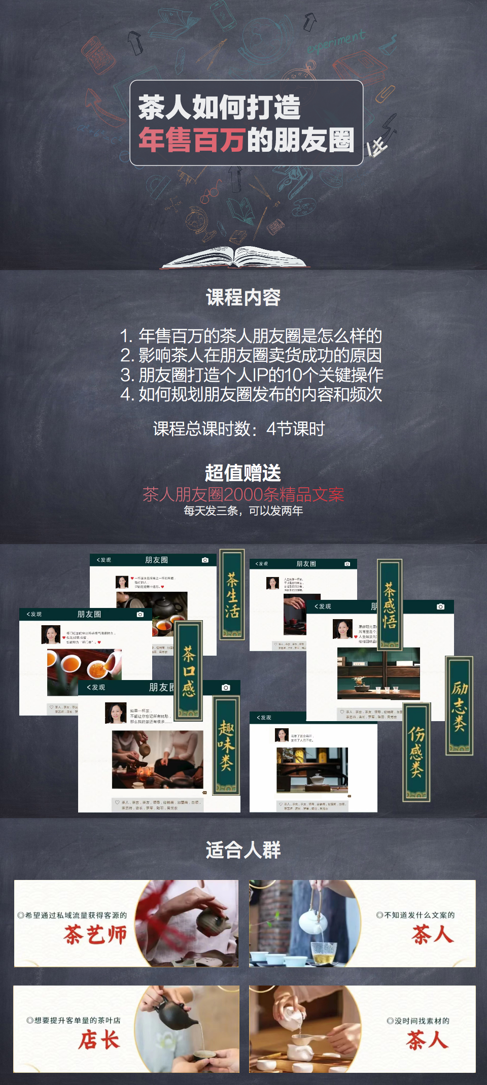 茶人朋友圈IP打造与带货