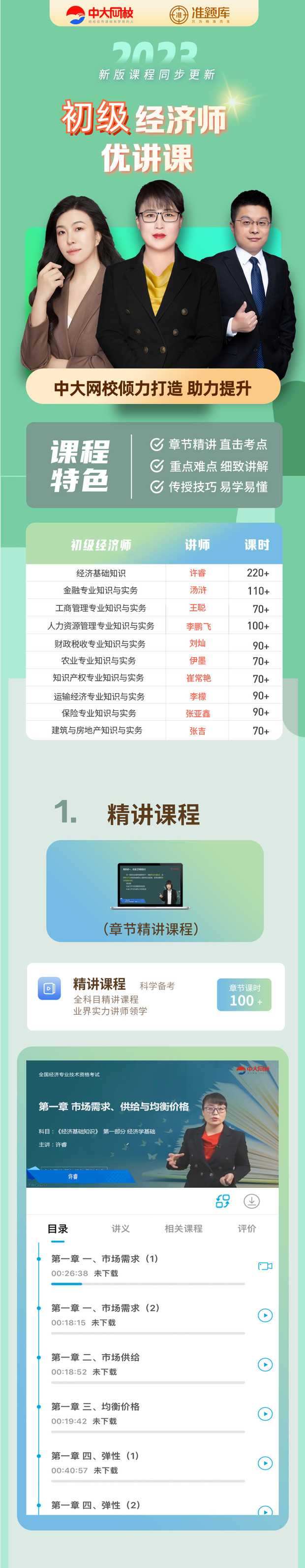 初级经济师精讲课程-工商管理（初级单科）