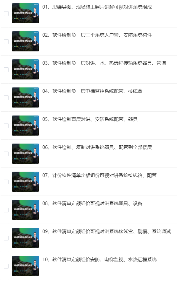 建筑智能化-可视对讲篇