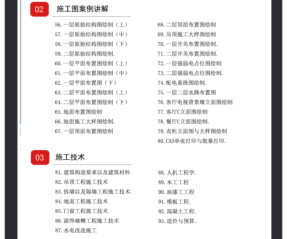 CAD2022室内设计提升精讲班