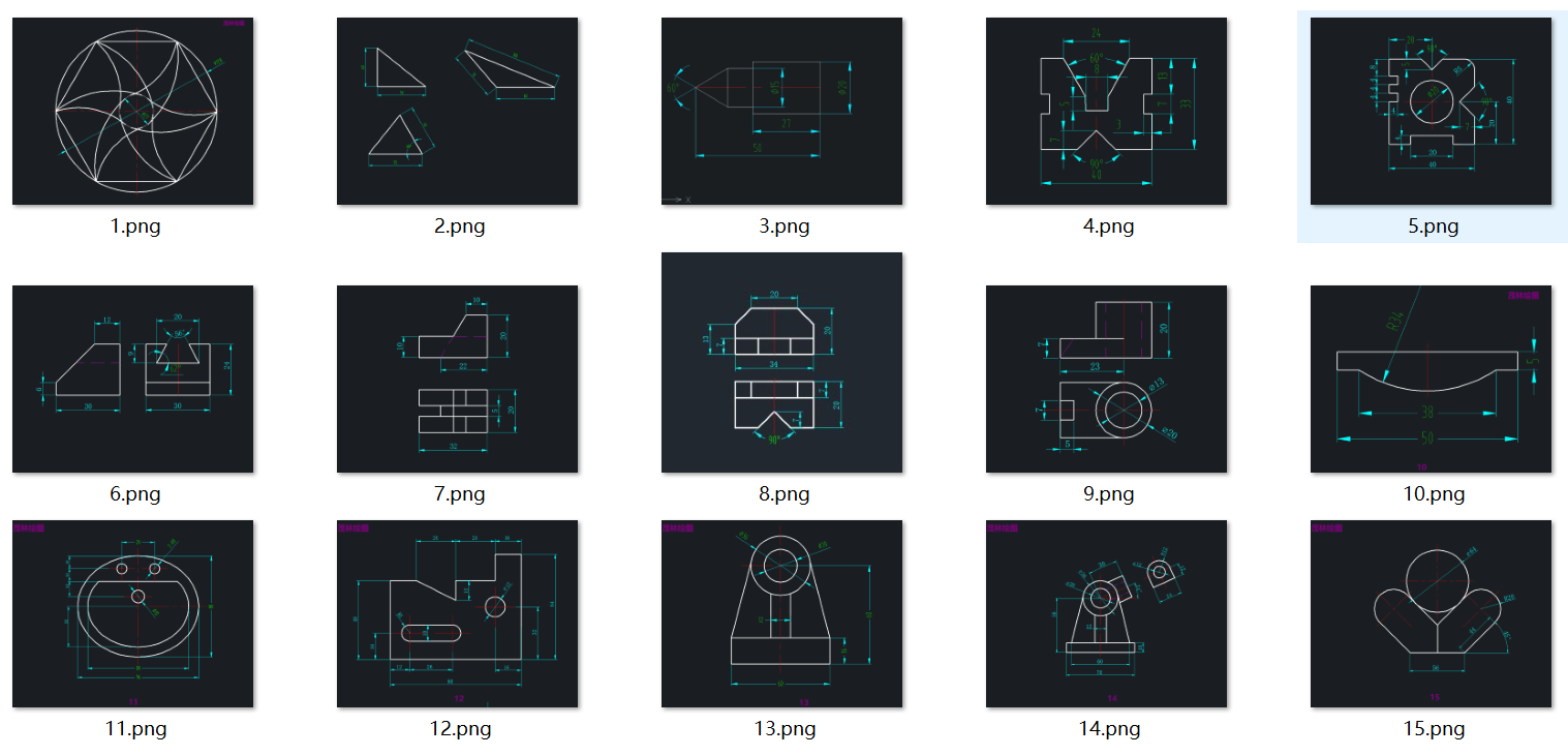中望CAD二维实战案例课(基础篇) - CAD自学网