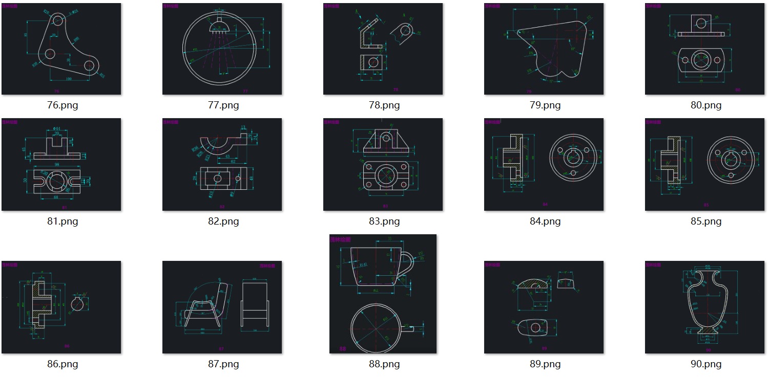 中望CAD二维实战案例课（基础篇） - CAD自学网