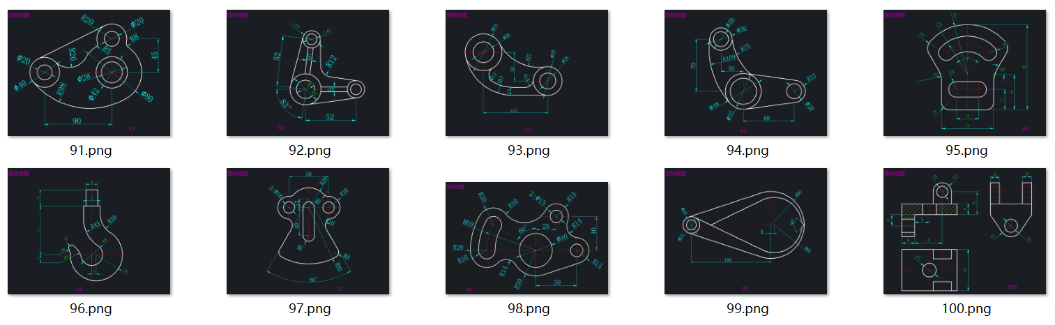 中望CAD二维实战案例课(基础篇) - CAD自学网