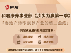 【和君康养事业部】《步步为赢第一季：房地产转型康养产业的第二曲线（共7讲）》