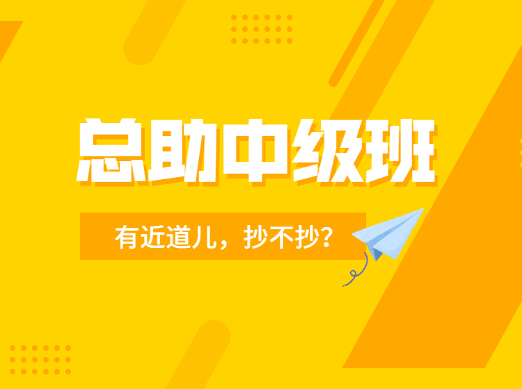 总助中级班