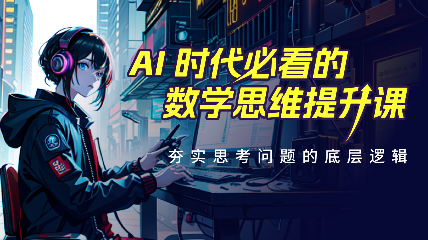 （每周更新）AI 时代必看的数学思维提升课